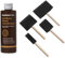 Furniture Clinic Pre-Stain Wood Conditioner (250ml) & Sponge Foam Brushes (4 Pack) - Brush & Condition to Ensure a Smooth Even Application of Stain - Water Based Staining for Indoor & Outdoor Use