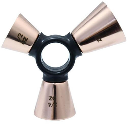 Generic Triple Jigger Cocktail Jigger with Multiple Measurement Stainless Steel Drink Measures for Spirits Shot Cocktail Measure Cup for Bar