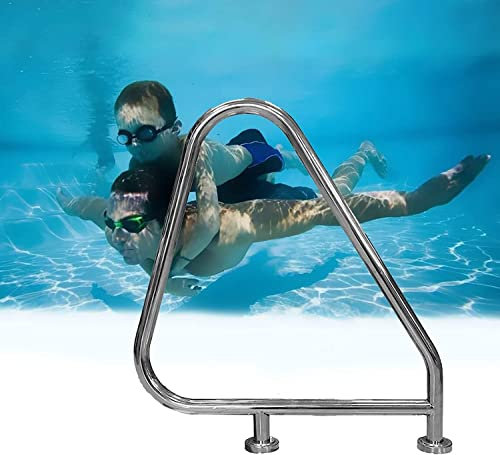 Pool-Handlaufgriff, Haltegriffe, Schwimmen, 81 x 90 cm, Schwimmbecken-Handlauf, Edelstahl-Pool-Handlauf für SPA-Einbauschwimmbecken