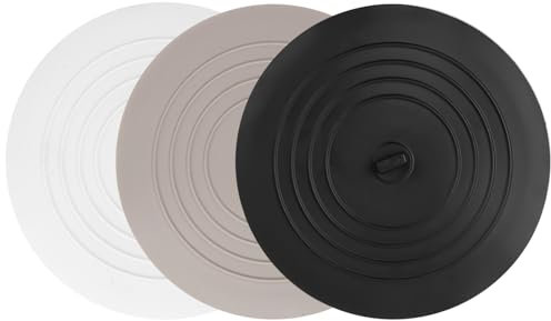 3 unidades de colador universal de silicona de 1 cm, tapón de drenaje, colador de desagüe de ducha, colador para el pelo, colador de pelo, colador para ducha, lavabo, bañera y cocina