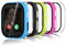 Bigqin 5 Stück Schutzhülle Kompatibel mit Xplora X6 Play Kids, Hart PC Hülle mit Displayschutzfolie, HD Case Cover mit gehärtetem Glas - Rosa/Schwarz/Blau/Transparent/Grün