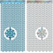 GREATRIL Schneeflocke Lametta Vorhang Blau Silber Glitzer Party Luftschlangen Vorhang Foil Hintergrund Deko für Schneeflocke Winter Wonderland Apres Ski Frozen Gefrorene Geburtstag Party
