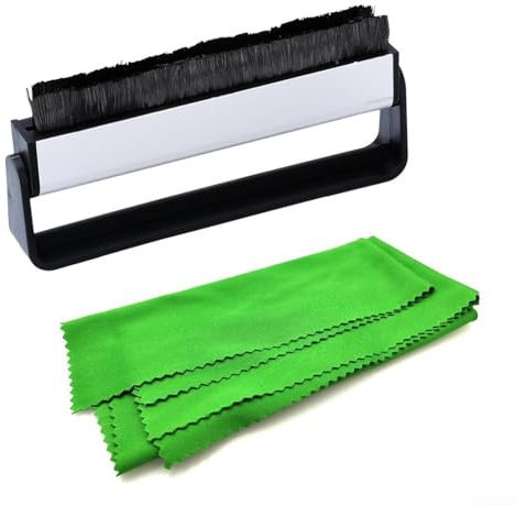 Professioneller Schallplattenpinsel, Boundless Audio Record Cleaner Brush, antistatischer Kohlefaser-Schallplattenreiniger, 11,5 x 3,5 x 1 cm