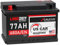 LANGZEIT US Autobatterie 77Ah 12V USA Batterie US Car Batterie 75Ah 80Ah Starterbatterie Gewinde Pole