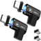 USB C Magnetic Adapter 240W, 90 Degree Right Angle Adapter, 24 Pins 40Gbps 8K 60Hz USB-C Compatible with Thunderbolt 3/4 for MacBook Pro/Air, Laptops, Smartphones and More Type C Devices(2 Pack)