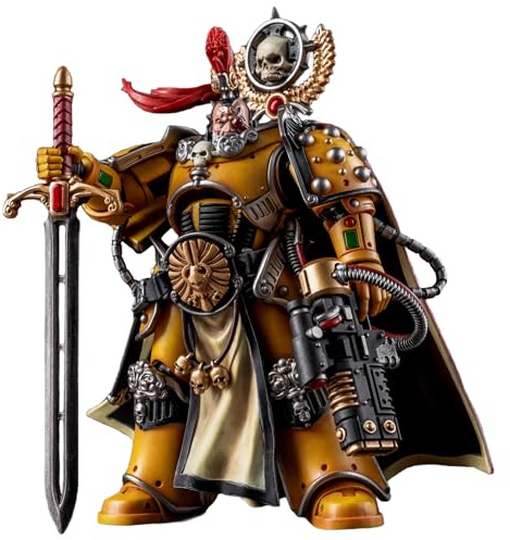 TOYVERSE JOYTOY Imperial Fists Legion Praetor Power Sword 1/18 Actionfigur | 12,4 cm groß mit 26 Gelenkpunkten, Wechselhänden und Displaybasis; detailreiches Sammlermodell ab 15 Jahren