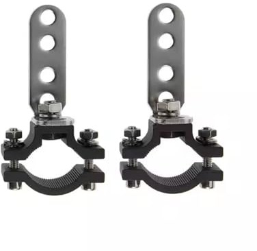 Gutol 2 PCS Electric Scooters External Light Bracket 22-32mm Universal Motorcycle Round Tube Mount Kit