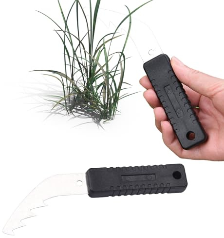 Fugenkratzer - PP wie abgebildet Ergonomischer Griff | 2er Set Unkrautentferner robust mit Handgartenwerkzeug, Gartenpflege, Rasenpflege, eli
