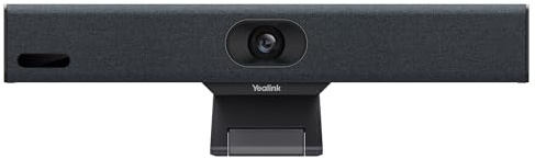 Yealink MeetingBar A10 4K UHD All-in-One Video Bar for Small & Huddle Rooms, 4x Zoom, 8 Microphones, 5W Speaker, Auto Framing, 120° Wide FOV, AI Noise Cancelling (Renewed)