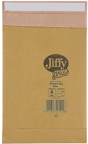 Jiffy Padded Bag 105x229mm Pack of 200 Size 00 PB00