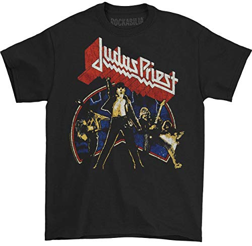 XL Black Men's Judas Priest Unleashed Version 2 T-shirt