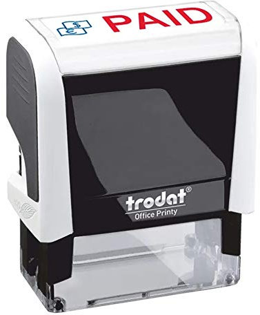 Trodat Office Printy Stempel Bezahlt