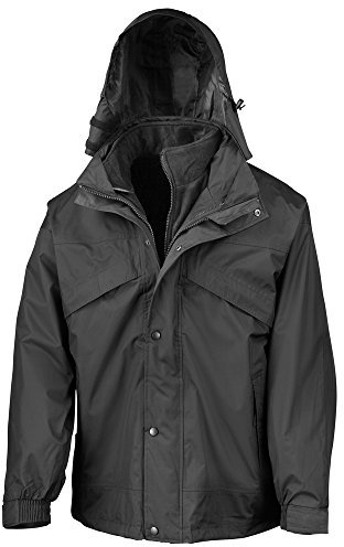 Result 3-in-1 zip and clip jacket Black/ Black L