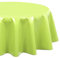 Wachstuchtischdecke OVAL RUND ECKIG Farbe u. Größe wählbar, Tischdecke Wachstuch abwischbar, Uni Einfarbig (Rund 140 cm, Hellgrün)