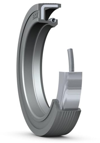 SKF 40X55X8 HMS5 RG Wellendichtring für allgemeine industrielle Anwendungen, HMS5 Design, 40 mm Durchmesser x 55 mm Außendurchmesser, 8 mm Breite (NBR)