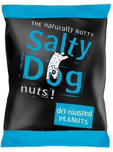 Salty Dog Dry Roasted Peanuts 45 g (Pack of 24) | Salty Dog Dry Roasted Peanuts 45 g Pack of 24