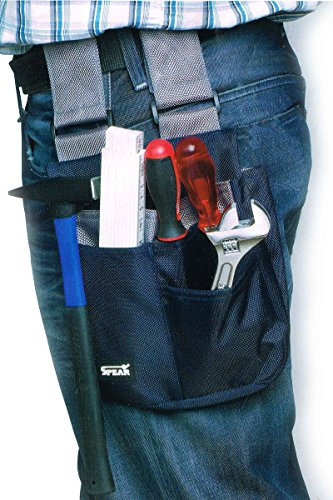 Spear® Arbeitstasche - vielseitig, hochwertig und strapazierfähig - Werkzeugtasche/Gürteltasche Blau
