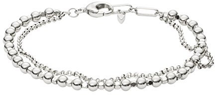 Fossil Armband Für Frauen, 19 Cm Silber Basis Metall, Howlite Armband, JA6775040