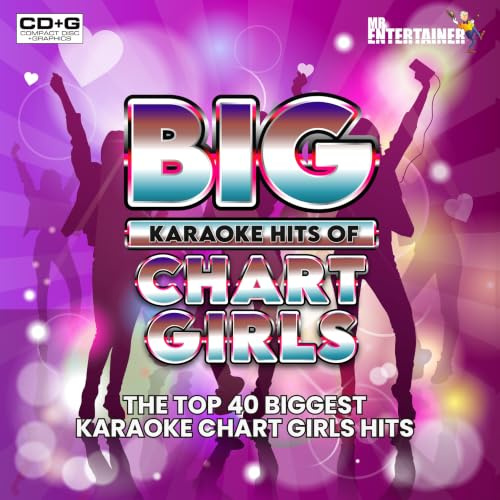 Mr Entertainer Big Karaoke Hits of Chart Girls - Double CD+G (CDG) Pack. 40 Top Songs