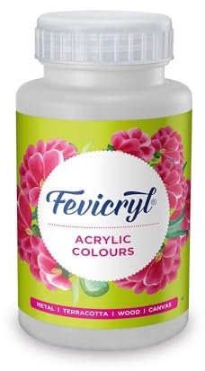 Pidilite Fevicryl Peinture Acrylique Couleur Blanc 500 ml
