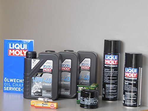 MotorFunSports Set di manutenzione adatto per Honda XL 700 Transalp olio filtro olio candela servizio ispezione