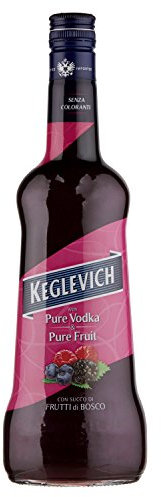 Keglevich Vodka Frutti Di Bosco, confezione da 3 bottiglia da 700 ml