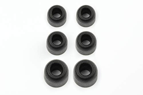 HÖRLUCHS® 10 Stück In-Ear Memory Foam Domes Größe S, universal für In-Ear Kopfhörer - Schwarz
