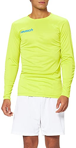 Reusch Match - Maglia a Maniche Lunghe, da Uomo, Uomo, 3911700, Verde Lime, L