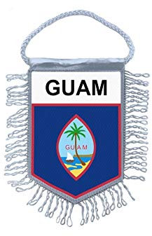 Akachafactory Wimpel Mini Flagge Fahne flaggen miniflagge Guam usa