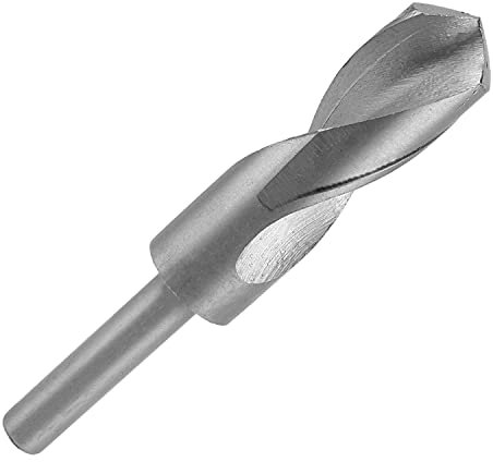 Utoolmart Foret hélicoïdal de 26 mm de diamètre - Tige droite de 150 mm de longueur totale - En acier rapide - Pour le perçage de métaux durs en acier inoxydable et fonte