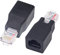 PNGKNYOCN RJ45 Adaptador Ethernet Cat5 / Cat5e / Cat6 Ethernet Macho a Hembra Conector de extensión de Red Utilizado para Proteger el Conector Nativo del Dispositivo (2-Pack