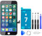 Hoonyer Écran pour iPhone 7 Noir Complet Remplacement de l'écran pour iPhone 7 LCD Tactile avec Kit Réparation