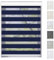 EFIXS Doppelrollo mit Kassette Montage Wand/Decke mit Bohren Breiten: 40-220, Höhe: bis 240 Hier: BxH (80 x 175) cm (Blau) Premium Duorollo, oder ohne Bohren mit Klemmhalter am PVC-Fenster