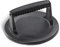 Enders® Guss Burgerpresse, massives emailliertes Gusseisen, insbesondere für Zubereitung von Smashed Burger Pattys, stabiler ergonomischer Kunststoffgriff, Grillzubehör, schwarz, #8816