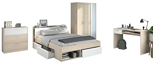 Parisot Schlafzimmer-Set Most 76 Akazie-Weiß
