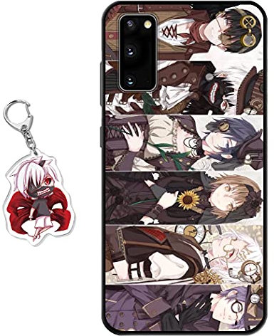 Staremeplz Hülle für Samsung Galaxy S21 FE 5G Anime Handyhülle [Mit Schlüsselbund] Cartoons Silikon Sanft Bumper Case 5G, Tokyo Ghoul 6