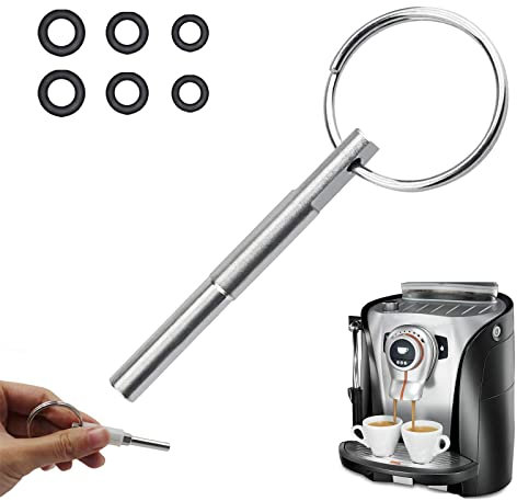 CJHKQNZWT6 Ovalbit Reparatur Werkzeug Ovalkopf Bit Schlüssel Ovalkopfschlüssel Kaffeemaschine Reparaturwerkzeuge Kaffeemaschinen mit Schlüsselring für Kaffeeautomaten zu Hause Café