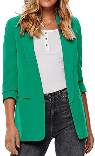 Only Onlelly 3/4 Life Blazer TLR Noos, Simply Green, 36 Donna
