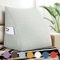 Johnear Rückenkissen Keilkissen Bett Lesekissen，Rückenlehne Kissen für Sofa Lendenkissen Bettkopfteil, Dreieckige Bettkeil Bücherkissen Stützkissen (Weiß，45cm)