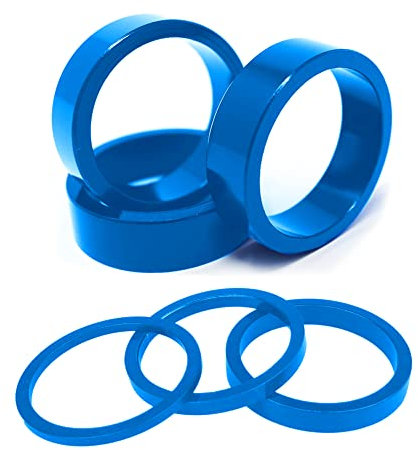 GoHZQ Ahead Spacer 1 1/8 Zoll Aluminium Fahrrad Lenker Spacer Fahrradlenker Abstandshalter Vorbau Distanzringe Fahrradgabel Steuersatz Spacer 2/3/5/3x10mm