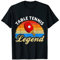 Tischtennis Legende, Tischtennis Spieler Vintage T-Shirt