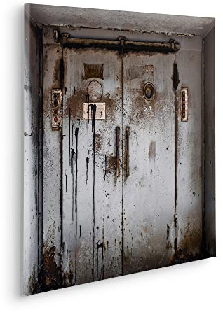 Komar Image sur châssis en bois véritable – Face de porte – Dimensions 60 x 60 cm – Image sur toile, motif paysage, salon, chambre à coucher