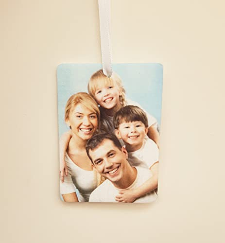 Personalised Car Air Freshener custom printed photo picture logo gift (Lavender)