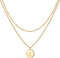 TINGN Kette Gold Kette Damen - Kette mit Buchstaben Kette Gold Kette Damen Gold Goldkette Damen Personalisierte Kette Gold Wasserfest Buchstaben Z Kette Mädchen Schmuck Damen Geschenke für Frauen