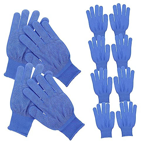 OSALADI 10 Paar Gartenhandschuhe mit Krallen Durchstichsicher Gartenhandschuhe für Die Arbeit Im Freien