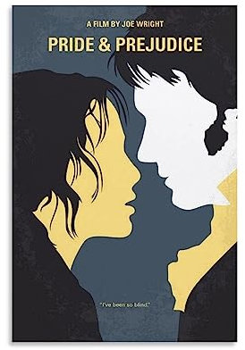 BAOCE Filmposter Stolz und Vorurteil (11) auf Leinwand, Kunstposter und Wandkunst, modernes Familiendekor-Poster, 60 x 90 cm