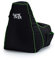 Game Over Mini Fauteuil Pouf de Jeu pour Enfants 8-Bit | Salle de Jeux Intérieure Fauteuil Gamer | Poches Latérales pour Manettes | Support de Casque | Conception Ergonomique (Émeraude Magique)