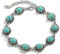 Bishilin Fußkette Boho Damen, Fußkettchen 25CM Lang Charm Fusskette Türkis Barfuß Kette für Sommer Strand