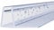 WITEN&NOCK Duschdichtung 2 x 200cm Ersatzdichtung für 5-6mm Dusche Wasserabweiser Dichtungsprofiler Dichtung Gerade Gummilippe 15mm