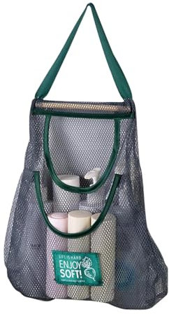 yupeuooe Wiederverwendbare Netzbeutel, Obst Gemüse Netztasche, umweltfreundlich waschbar Netzbeutel, Portable Einkaufsnetz Tasche, Aufbewahrungstasche zum Aufhängen von Obst und Gemüse, large